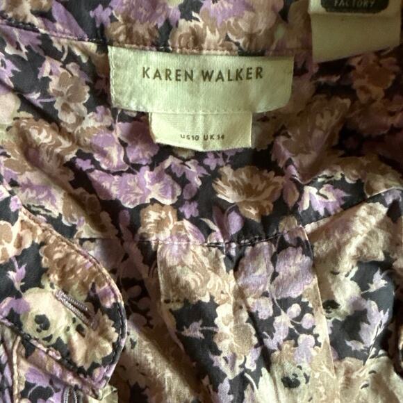 Karen Walker Dreamers Organic Cotton Dress SZ 10 - Picture 6 of 6